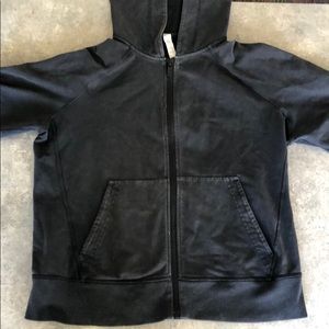 grey lululemon zip up sweatshirt